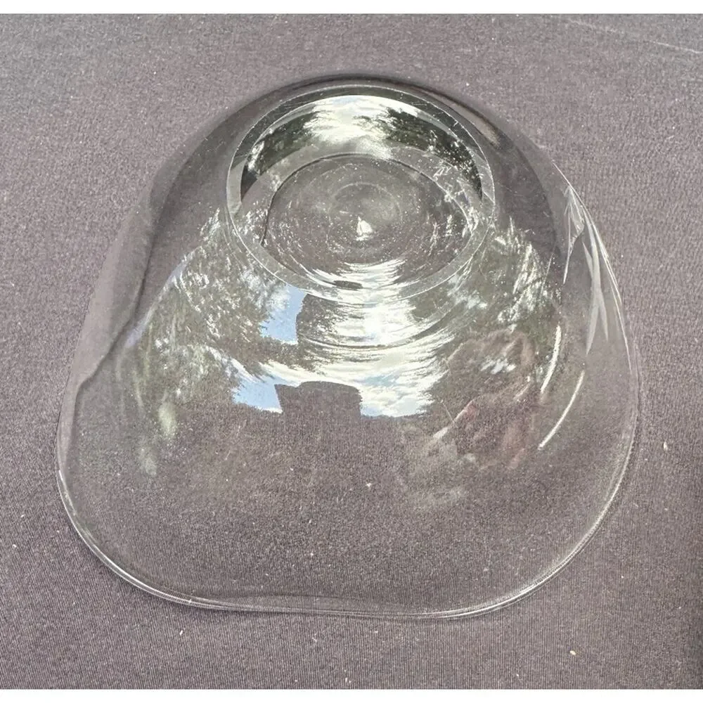 Vintage Fostoria Clear Glass “Rose” Pattern Mayonnaise Bowl -C13